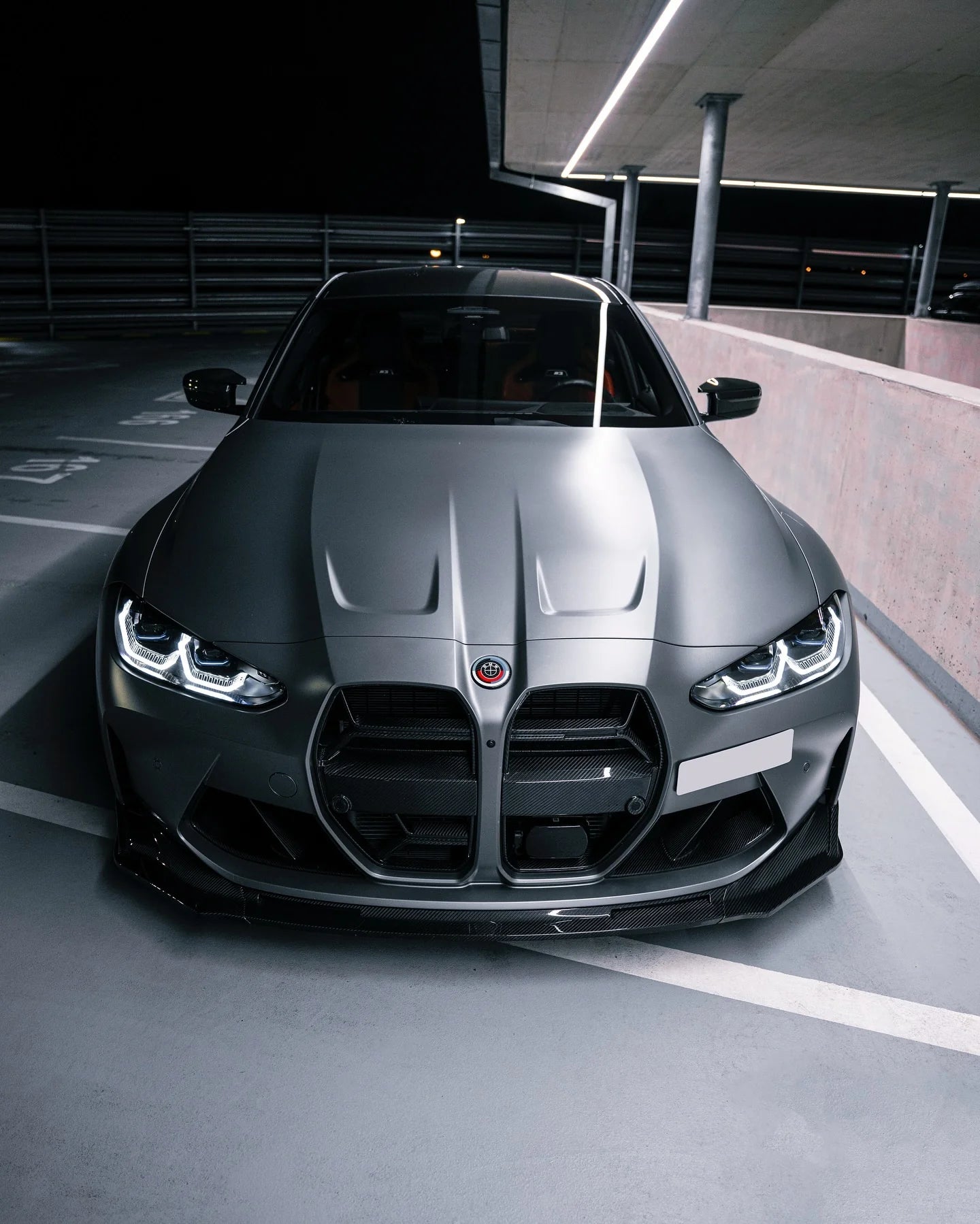 Carbon Fiber Grill Dry Black Carbon Fiber G8X CSL Style