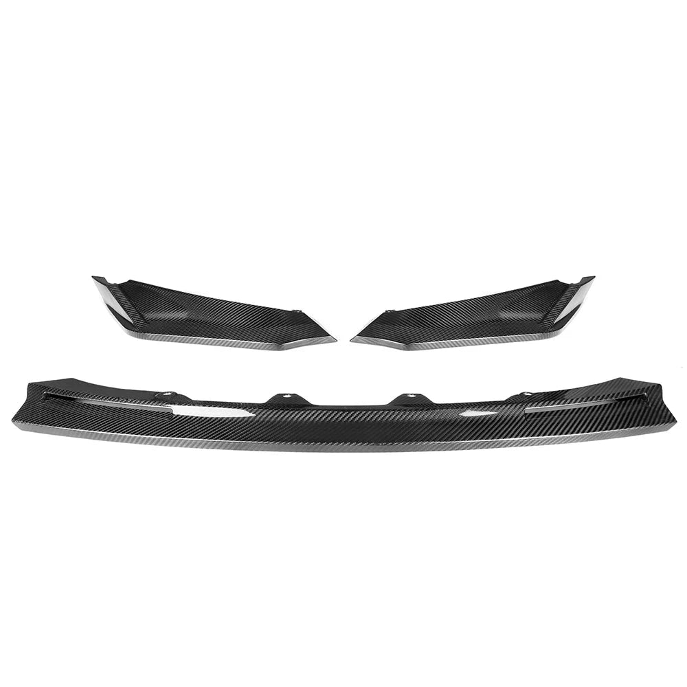 Dry Carbon Fiber V Style Front Bumper Lip for BMW G8X
