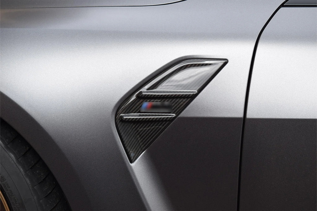 G80 M3 Carbon Fiber MP-Style Front Fender Trim Vent Garnish