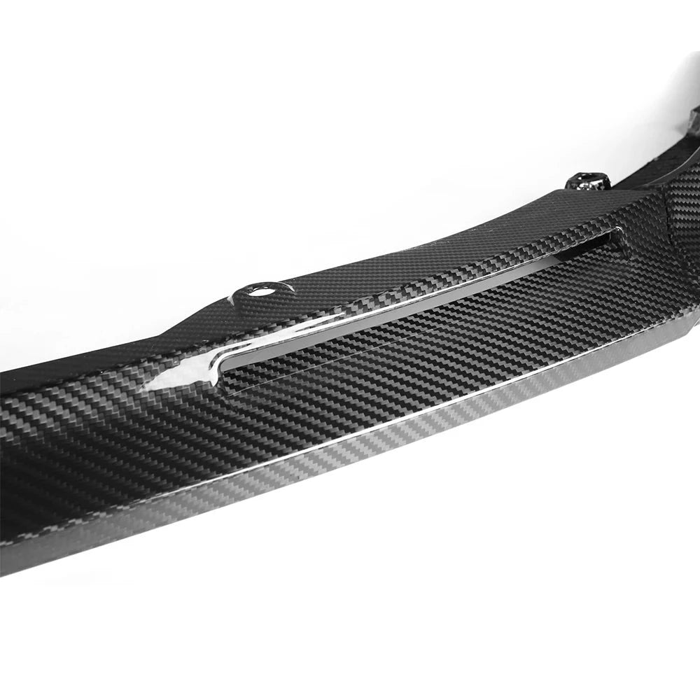 Dry Carbon Fiber V Style Front Bumper Lip for BMW G8X