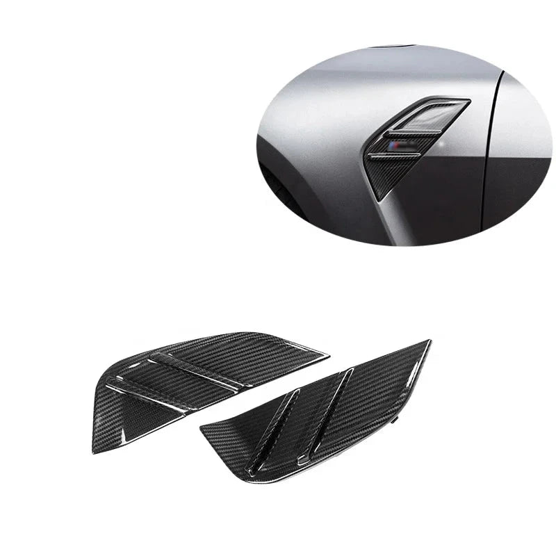 G80 M3 Carbon Fiber MP-Style Front Fender Trim Vent Garnish