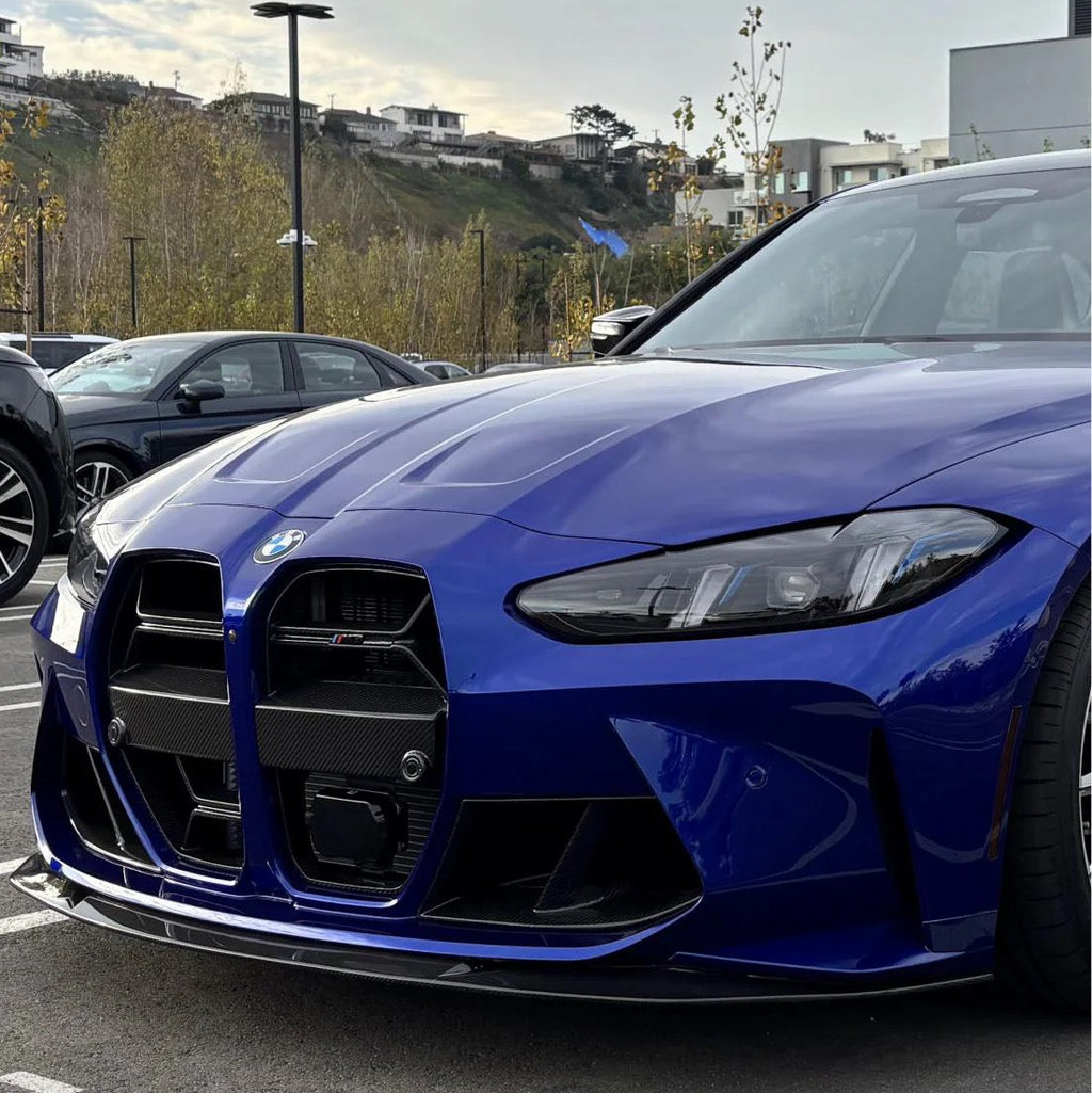 Snake Eye Style White & Yellow DRL Laser Headlights for BMW G22 G26 G82 2021-2024