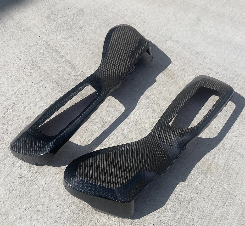 Dry Carbon Fiber Front Seat Side Cover Shell for BMW G8X & M2 G87