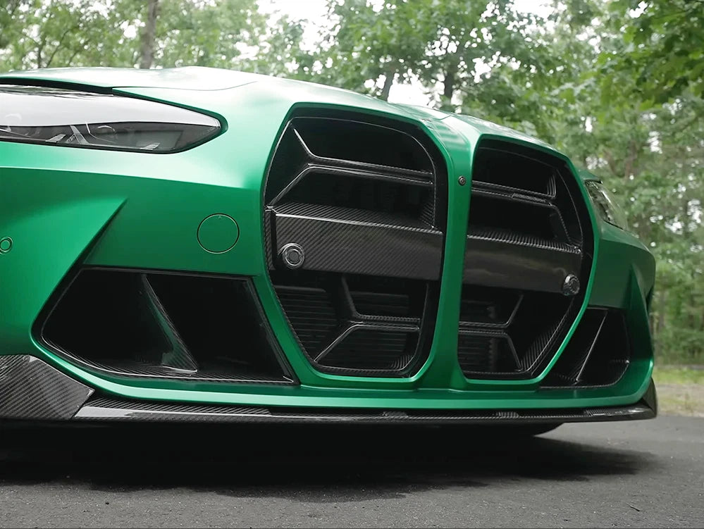 Carbon Fiber Grill Dry Black Carbon Fiber G8X CSL Style