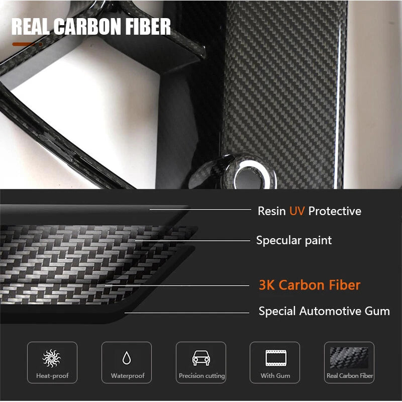 Carbon Fiber Grill Dry Black Carbon Fiber G8X CSL Style